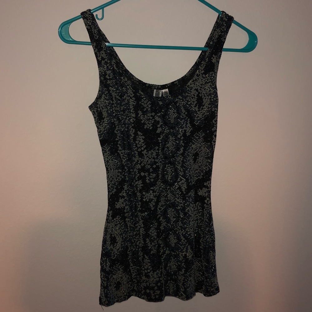Snake skin print BKE tank